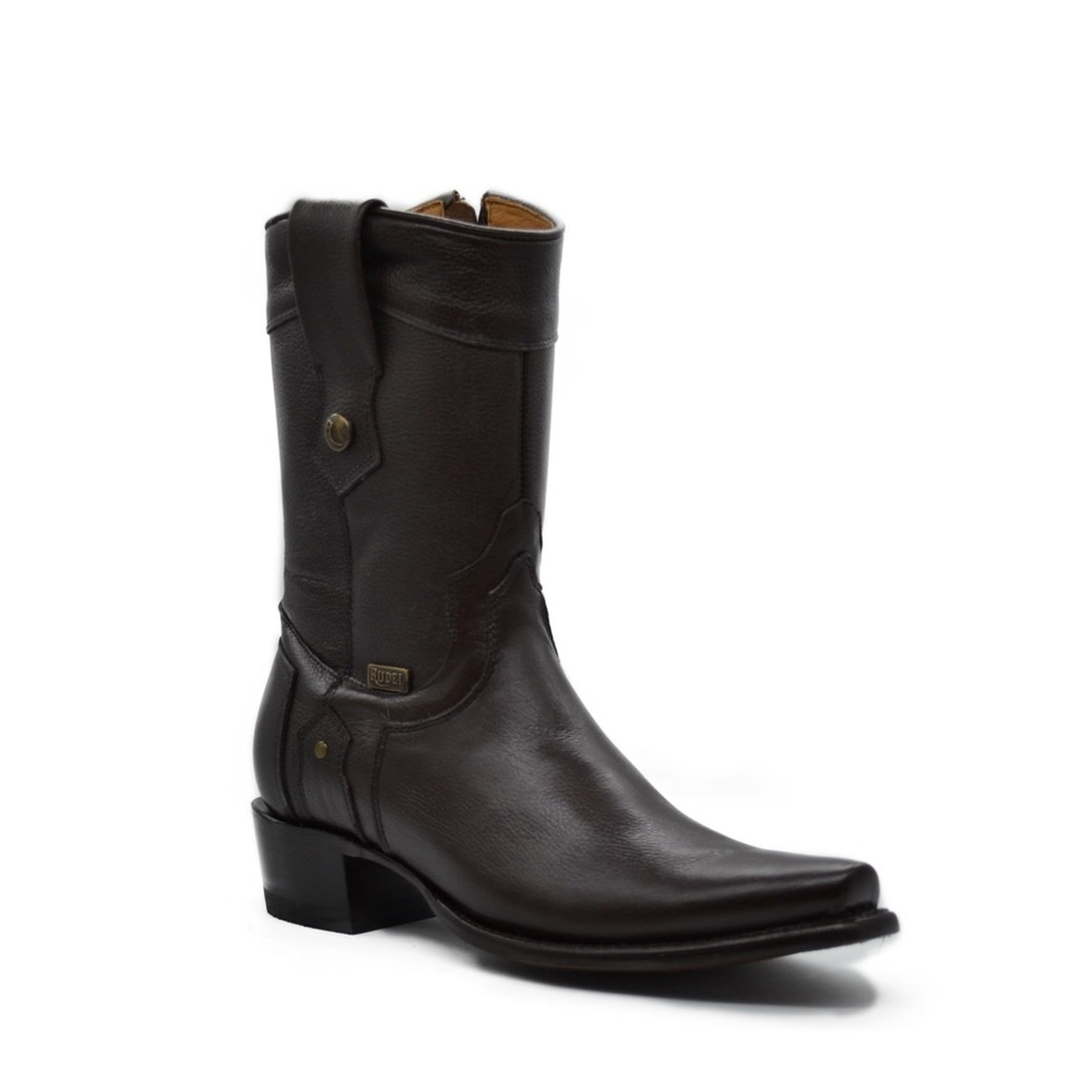 RUDEL Men’s Western Zip Boot - FRANCO in Black
